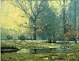 Theodore Clement Steele Creek in Winter painting